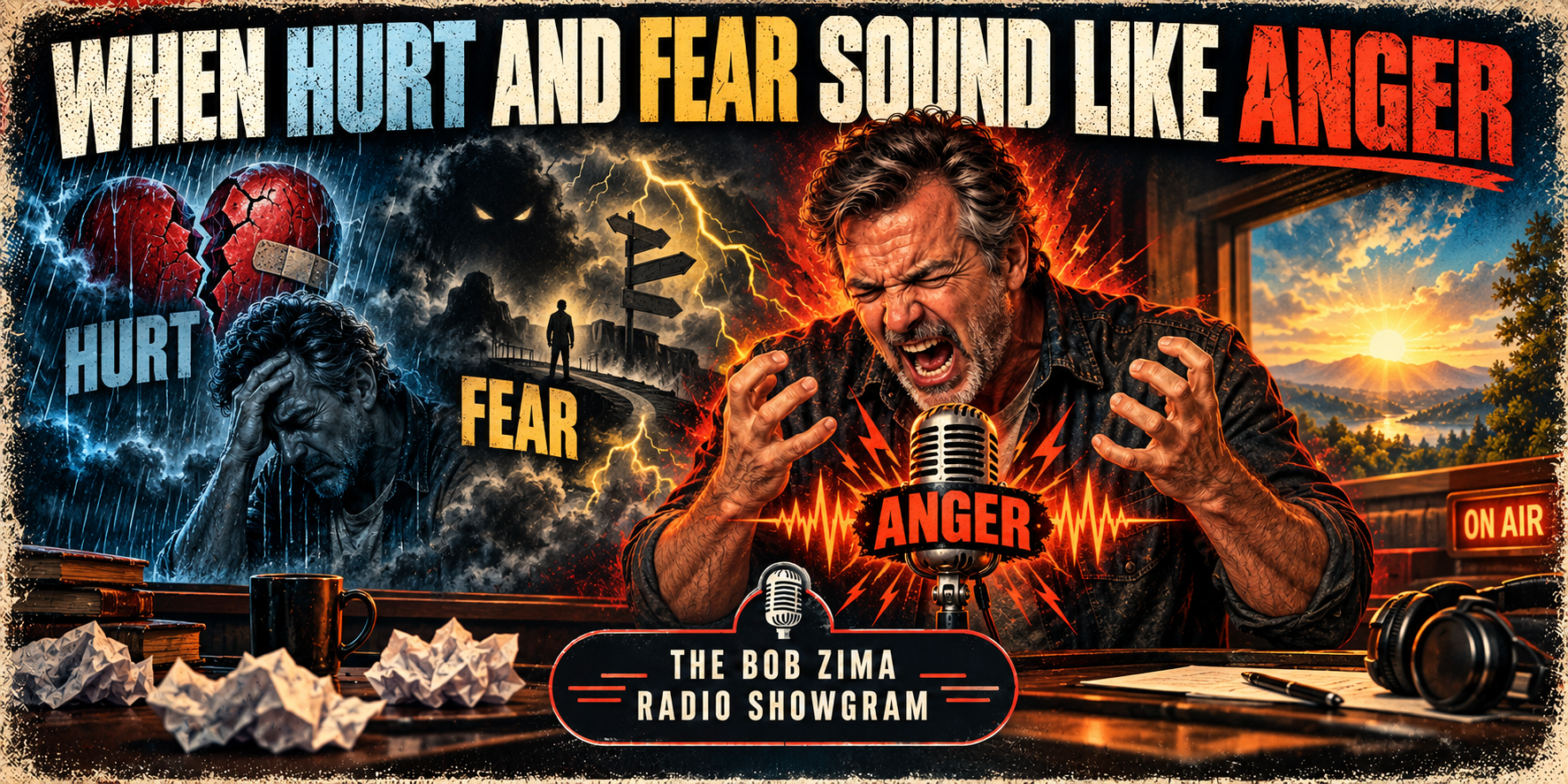 Hurt and Fear Fuel Anger Behaviors